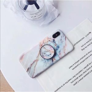 NEW!! Marble TPU Matte Phone Case for iPhone XS